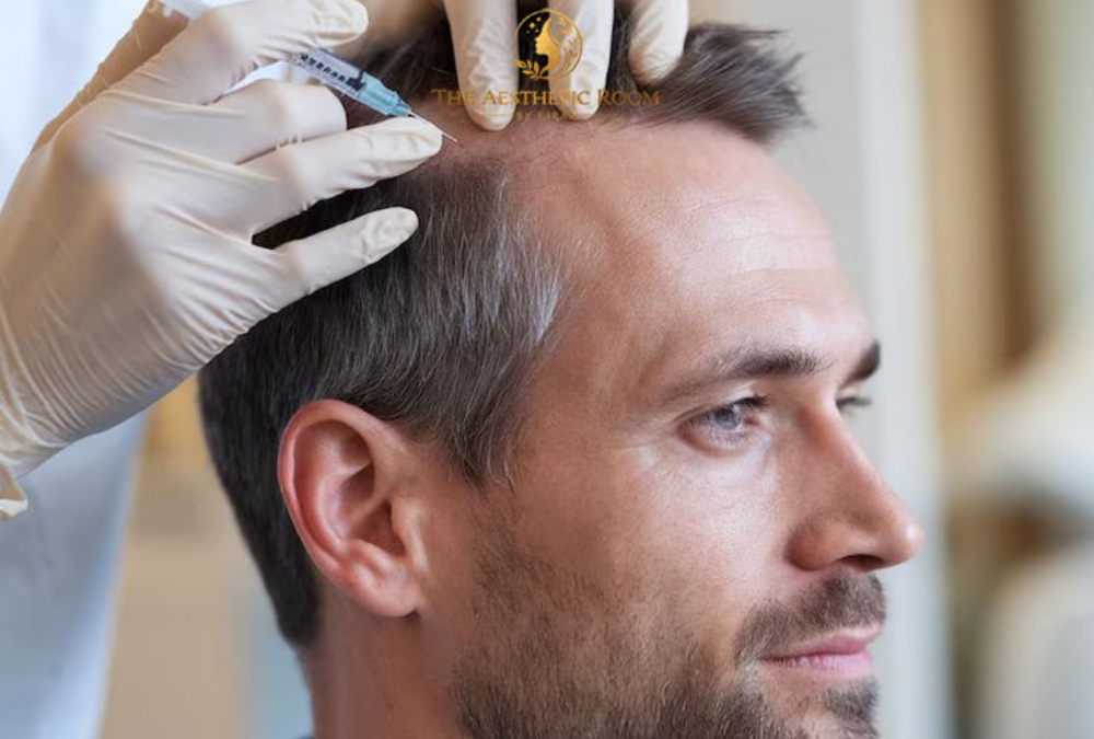 PRP Hair Treatment procedure for natural hair restoration at The Aesthetic Room by Kiran in Narellan NSW