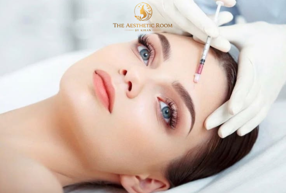 PRP Full Face Rejuvenation treatment at The Aesthetic Room by Kiran for natural skin rejuvenation and collagen stimulation