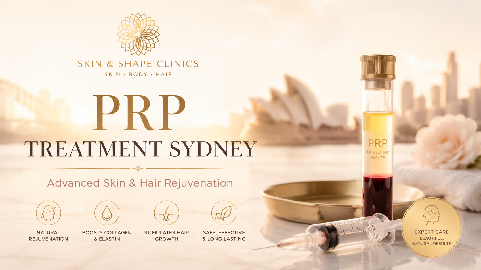 PRP Treatment Sydney for skin rejuvenation and hair restoration at The Aesthetic Room by Kiran