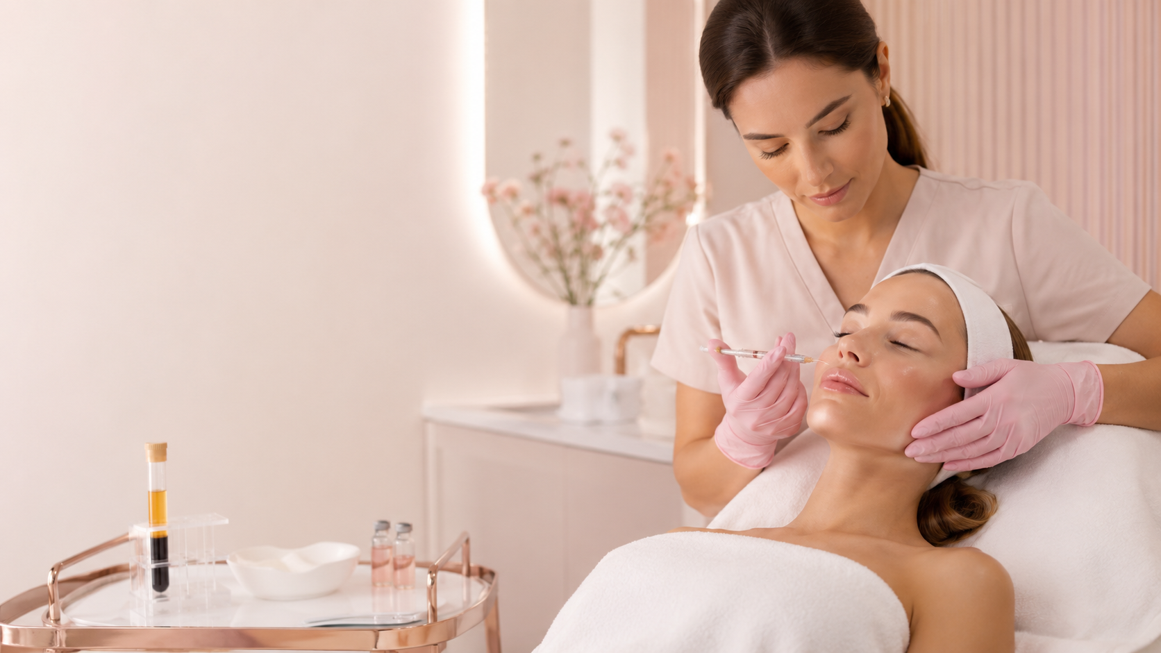PRP Facial Wollongong treatment for skin rejuvenation, collagen support, fine lines and uneven skin texture