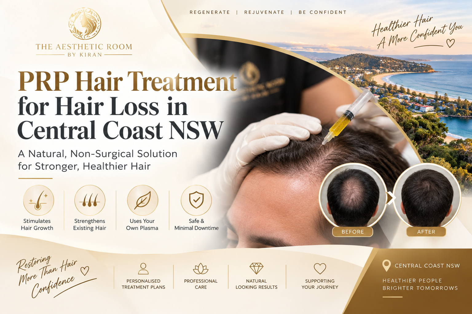 PRP Hair Treatment for Hair Loss in Central Coast NSW