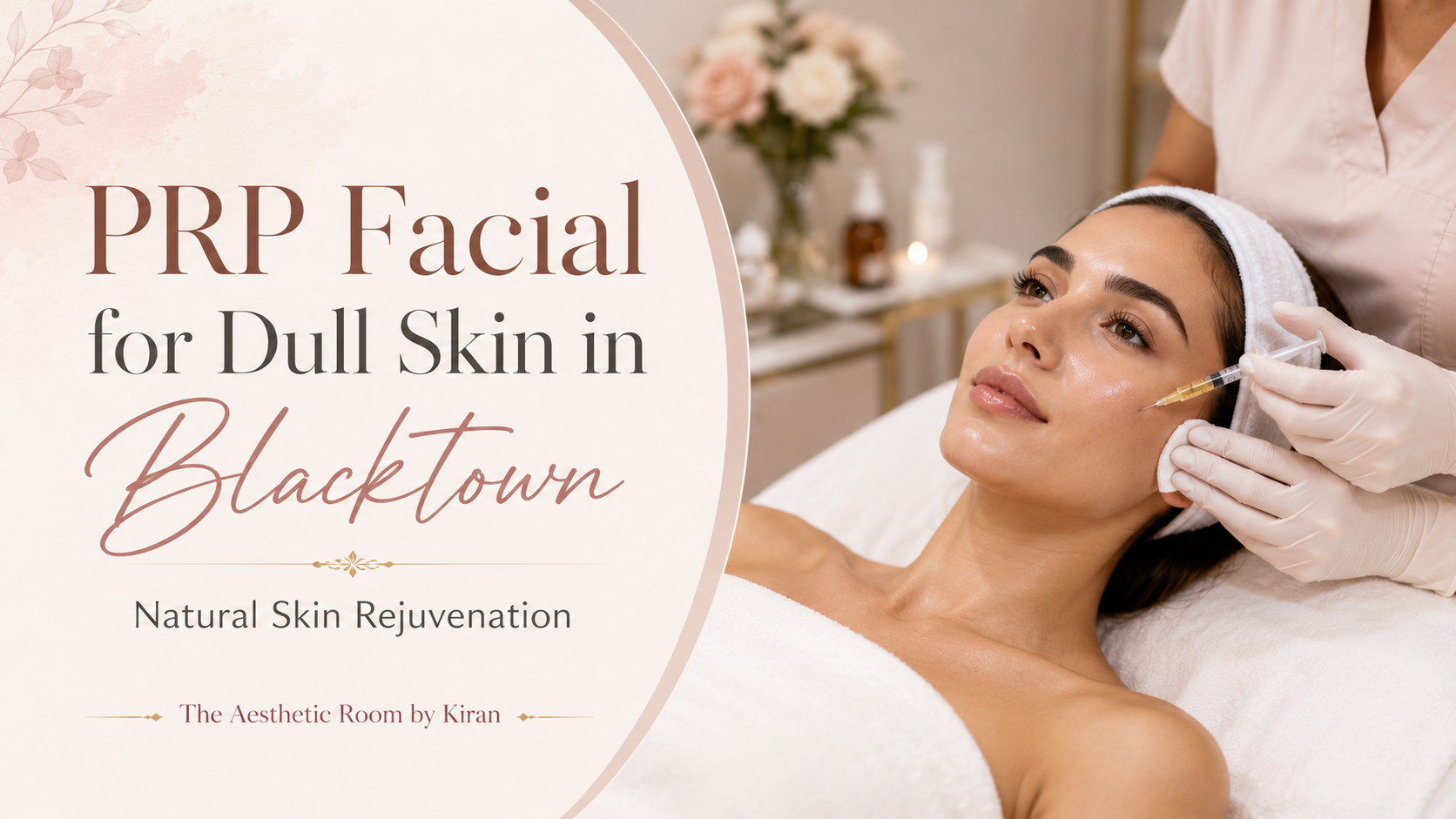 PRP Facial for Dull Skin in Blacktown for skin rejuvenation and a fresher-looking complexion