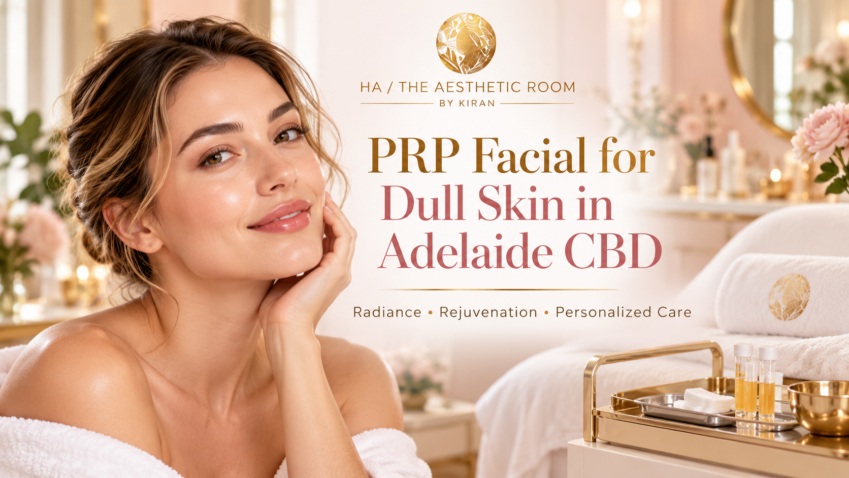 PRP Facial for Dull Skin in Adelaide CBD at The Aesthetic Room by Kiran