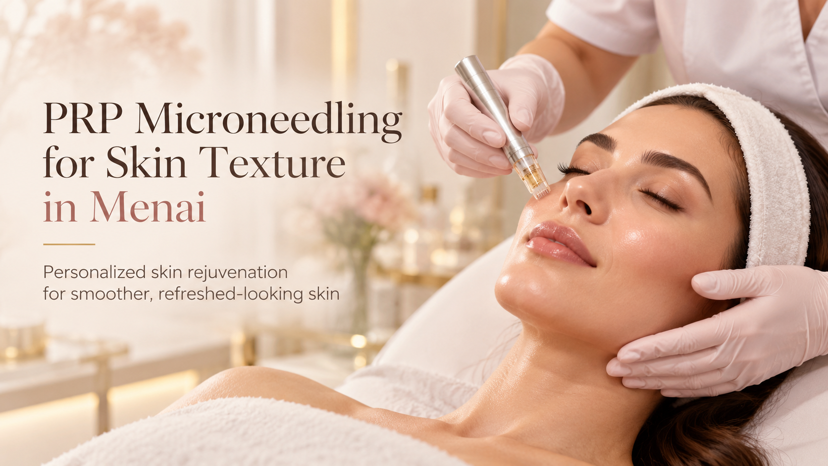 PRP Microneedling for Skin Texture in Menai at The Aesthetic Room by Kiran