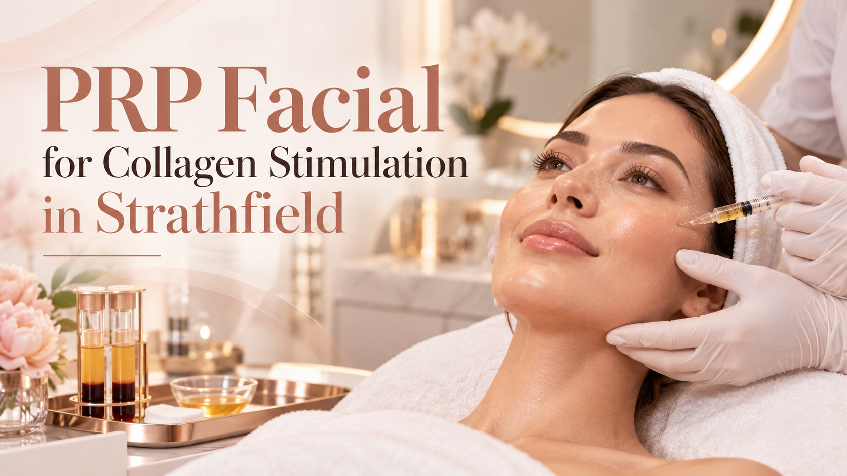 PRP Facial for Collagen Stimulation in Strathfield at The Aesthetic Room by Kiran