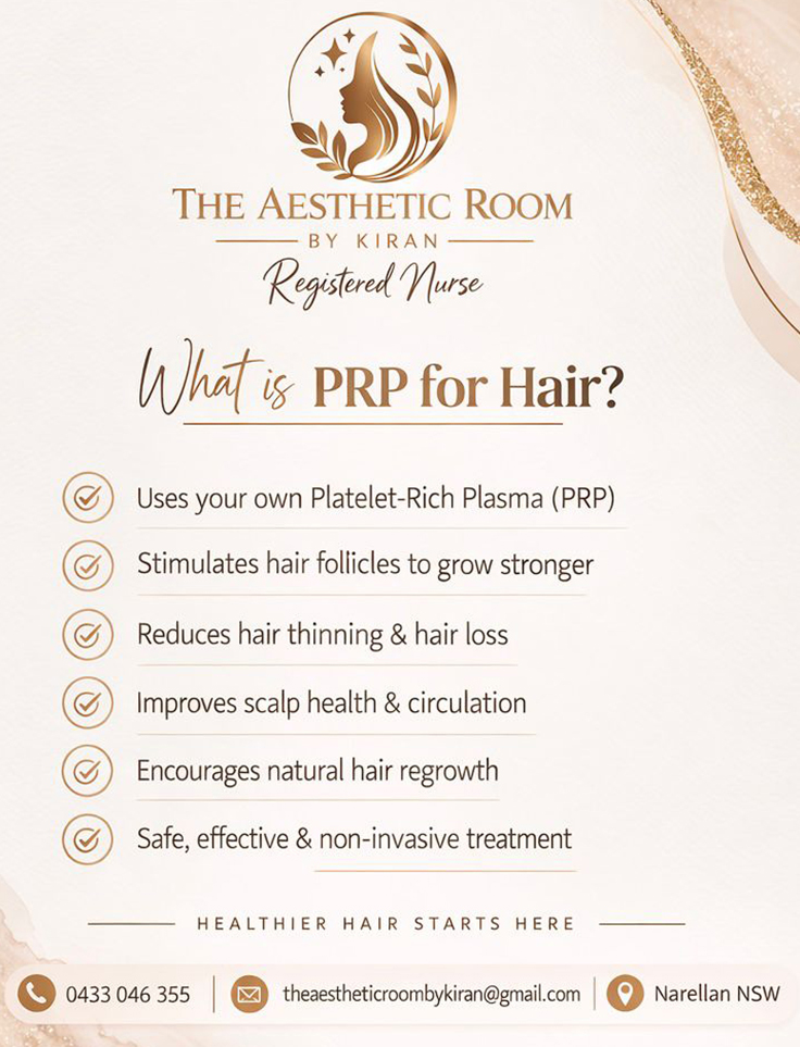 PRP hair restoration narellan nsw